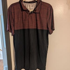 RBX Men's Polo Shirt - Burgundy and Black